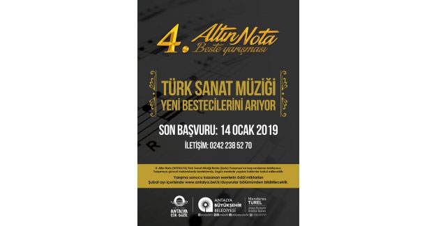‘Altın Nota’da başvurular başladı