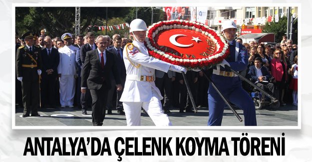 Antalya’da çenk koyma töreni