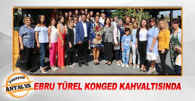 Ebru Türel KONGED kahvaltısında