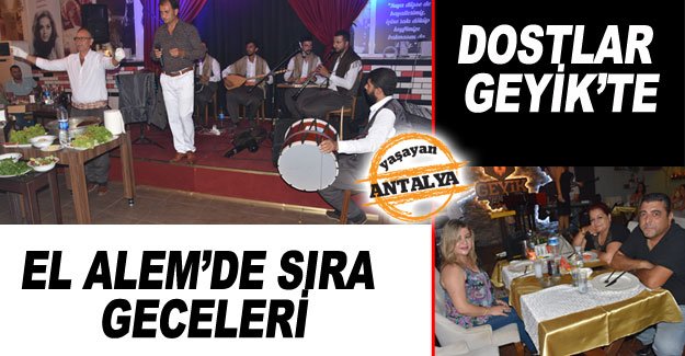 El Alem’de sıra geceleri