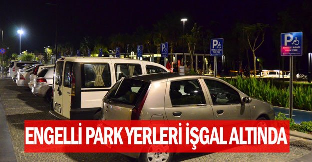 Engelli park yerleri işgal altında