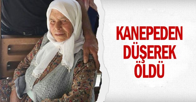 Kanepeden düşerek öldü