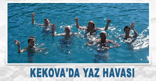 Kekova'da yaz havası