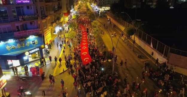Manavgat’ta 3 gün 3 gece kutlama