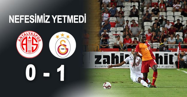 Nefesimiz yetmedi