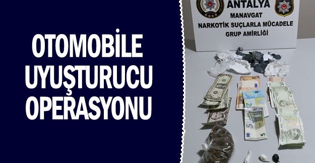 Otomobile uyuşturucu operasyonu