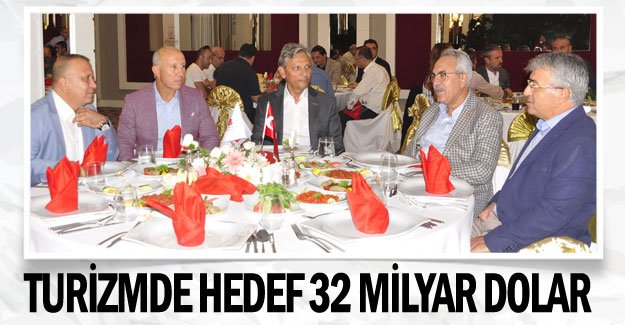 Turizmde hedef 32 milyar dolar