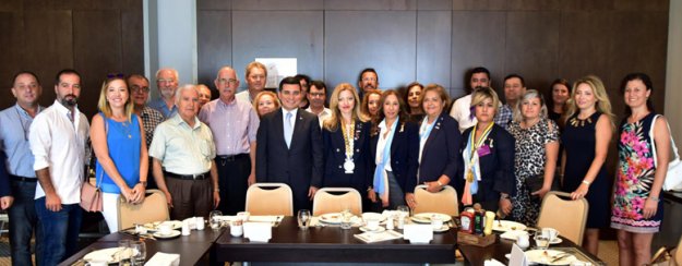 Tütüncü, Rotary Kulübü'nün konuğu