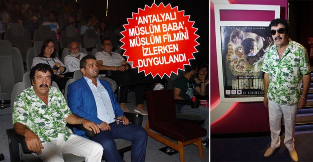 'Antalyalı Müslüm Baba', Müslüm filmini izlerken duygulandı