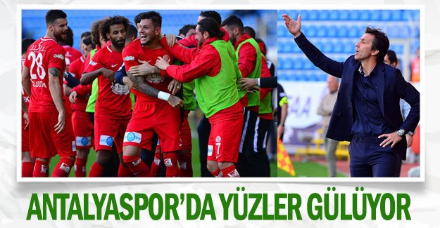 Antalyaspor’da yüzler gülüyor
