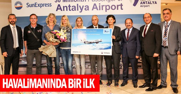 Havalimanında bir ilk