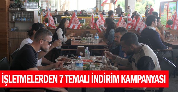 İşletmelerden 7 temalı indirim kampanyası