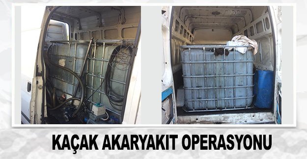 Kaçak akaryakıt operasyonu