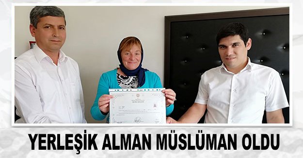 Yerleşik Alman Müslüman oldu