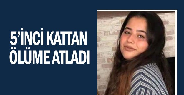 5’inci kattan ölüme atladı