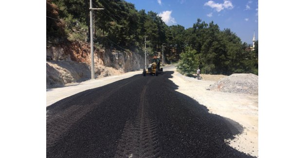 Asfaltlandı, trafiğe açıldı