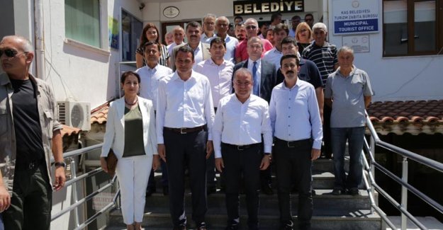 Başkan Böcek Kaş’ta