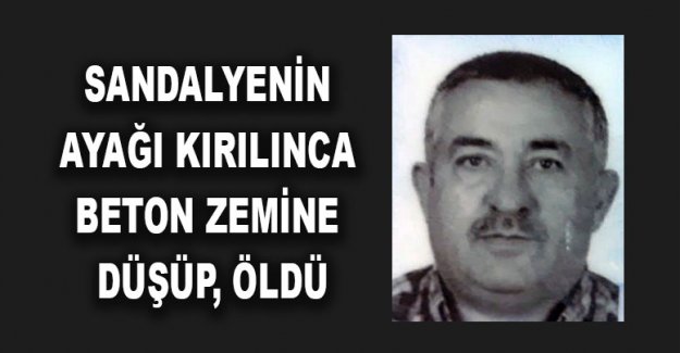 Beton zemine düşüp, öldü