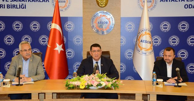 Esnaf ve sanatkarın sorunları konuşuldu