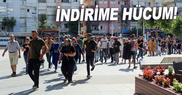 İndirime hücum!