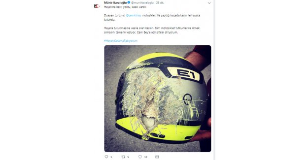 Karaloğlu’ndan çarpıcı paylaşım