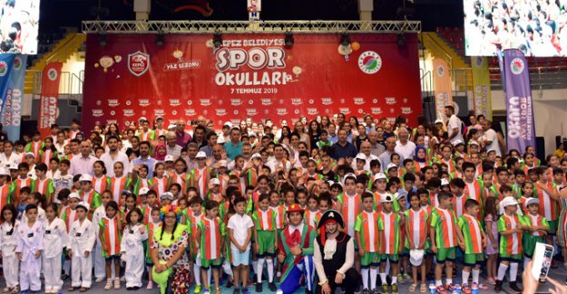 Kepezli çocuklara sportif tatil