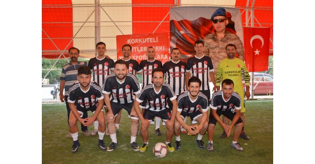 Korkuteli'nde şehit anısına turnuva