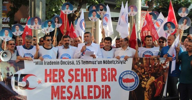 Memur-Sen: Her şehit bir meşale