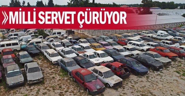 Milli servet çürüyor