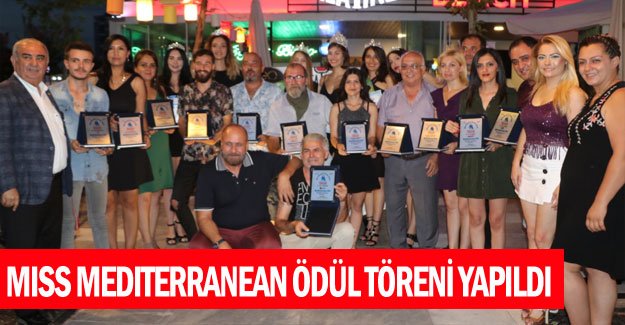 Miss Mediterranean ödül töreni yapıldı