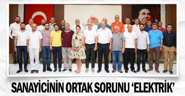 Sanayicinin ortak sorunu ‘elektrik’