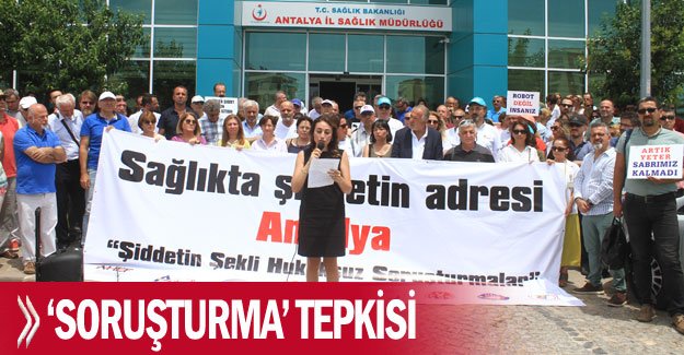 ‘Soruşturma’ tepkisi