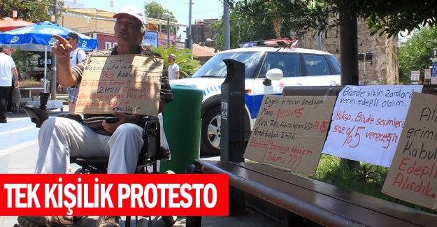Tek kişilik protesto