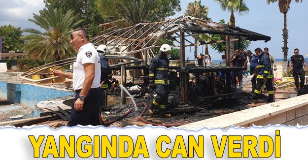 Yangında can verdi