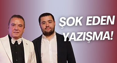 ŞOK EDEN YAZIŞMA!