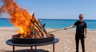 Kemer'de turizm sezonu olimpiyat ateşiyle açıldı